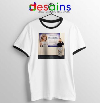 Phoebe and Taylor Swift Ringer Tee Education Center T-shirts