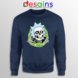 Rick Sanchez Ripper Navy Sweatshirt Rick and Morty Ripped