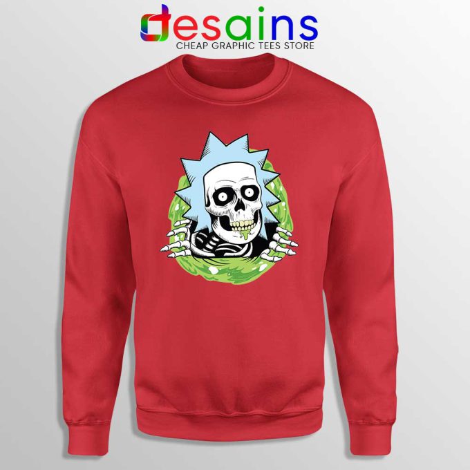 Rick Sanchez Ripper Red Sweatshirt Rick and Morty Ripped
