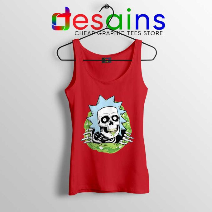 Rick Sanchez Ripper Red Tank Top Rick and Morty Ripped Tops
