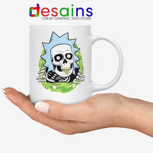 Rick Sanchez Ripper White Mug Rick and Morty Ripped Coffee Mugs