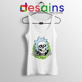 Rick Sanchez Ripper White Tank Top Rick and Morty Ripped Tops