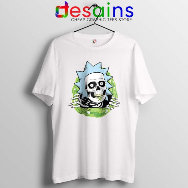 Rick Sanchez Ripper White Tshirt Rick and Morty Ripped Tee Shirts