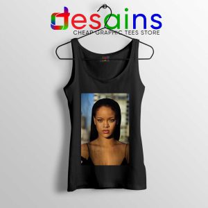 Rihanna The Fenty Face Black Tank Top Makeup Line Celebrity