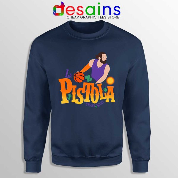 Rubio La Pistola Navy Sweatshirt Ricky Rubio Phoenix Suns NBA