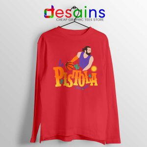 Rubio La Pistola Red Long Sleeve Tee Ricky Rubio Phoenix Suns