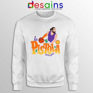 Rubio La Pistola White Sweatshirt Ricky Rubio Phoenix Suns NBA