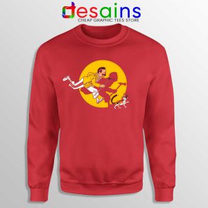 The Adventures of Red Freddie Sweatshirt Freddie Mercury Queen