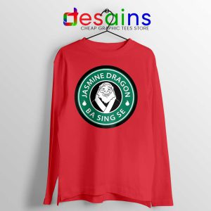 The Jasmine Dragon Red Long Sleeve Tee Iroh Avatar Merch T-shirts