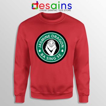 The Jasmine Dragon Red Sweatshirt Uncle Iroh Avatar Starbucks