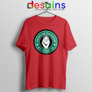 The Jasmine Dragon Red Tshirt Uncle Iroh Avatar Starbucks Tees