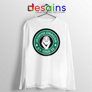 The Jasmine Dragon White Long Sleeve Tee Iroh Avatar Merch T-shirts