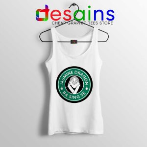 The Jasmine Dragon White Tank Top Uncle Iroh Avatar Starbucks Tops