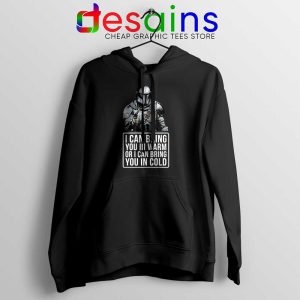 Badass Quotes Mandalorian Black Hoodie Disney Star Wars Jacket