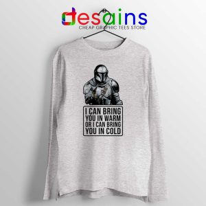 Badass Quotes Mandalorian Sport Grey Long Sleeve Tee Disney Star Wars