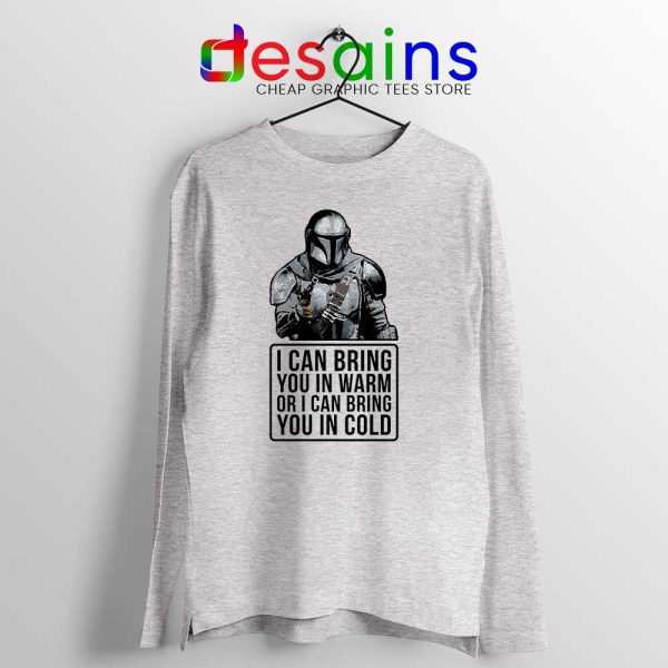 Badass Quotes Mandalorian Sport Grey Long Sleeve Tee Disney Star Wars