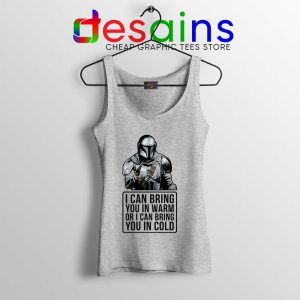 Badass Quotes Mandalorian Sport Grey Tank Top Disney Star Wars Tops