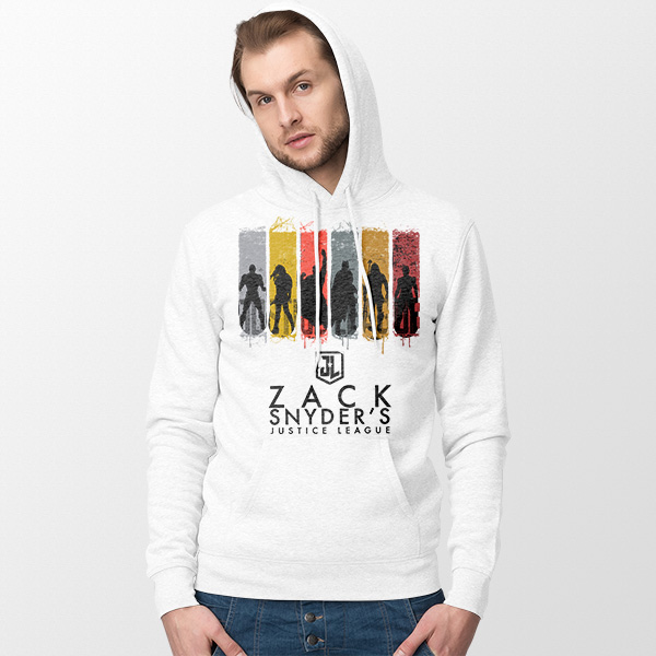 Better Version of Justice League Snyder Cut White Hoodie