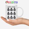 Darth Vader Faces Emoticon Mug Star Wars Merch Coffee Mugs