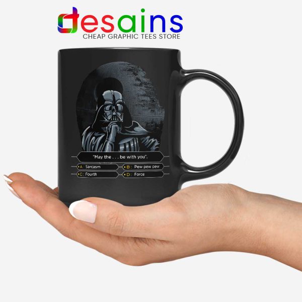 Darth Wants to Be a Millionaire Mug Star Wars Coffee Mugs