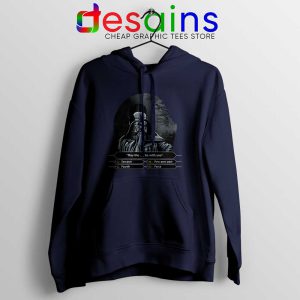Darth Wants to Be a Millionaire Navy Hoodie Star Wars Graphic Jacket