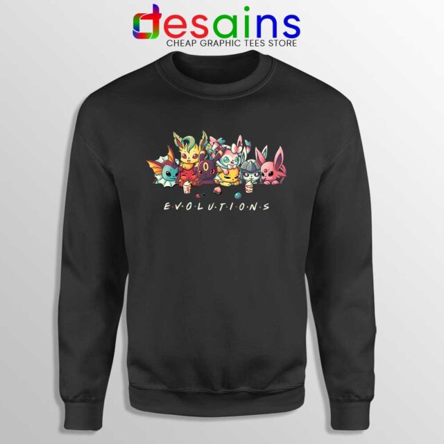 Eevee Evolution Friends Sweatshirt Pokémon Go Sweaters