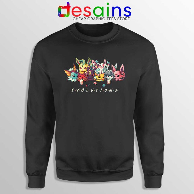 Eevee Evolution Friends Sweatshirt Pokémon Go Sweaters