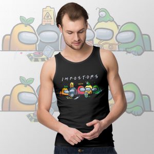 Friends Impostor Among Us Crewmates Tank Top