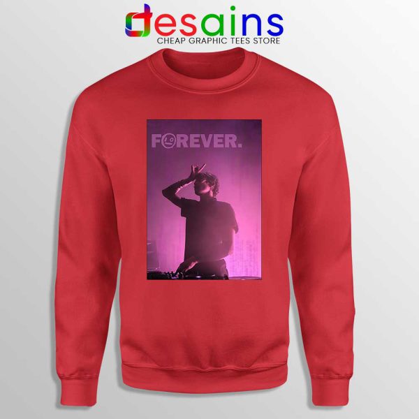 Garrett Falls Lockhart Red Sweatshirt i_o Forever Tribute 444