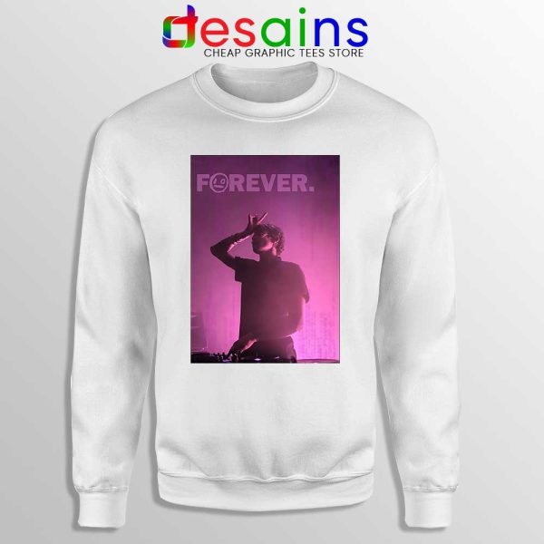 Garrett Falls Lockhart White Sweatshirt i_o Forever Tribute 444