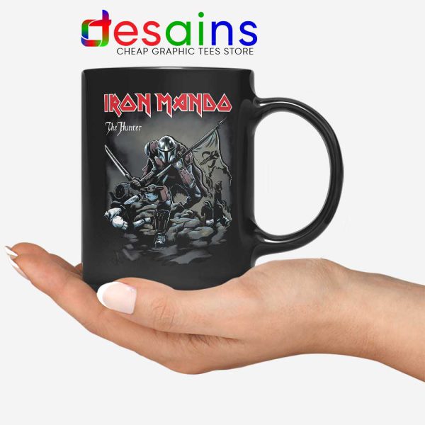 Iron Mando Maiden Mug The Mandalorian Band Coffee Mugs