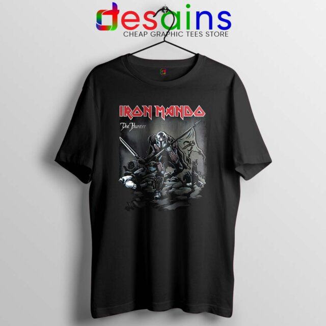Iron Mando Maiden Tshirt The Mandalorian Band Star Wars