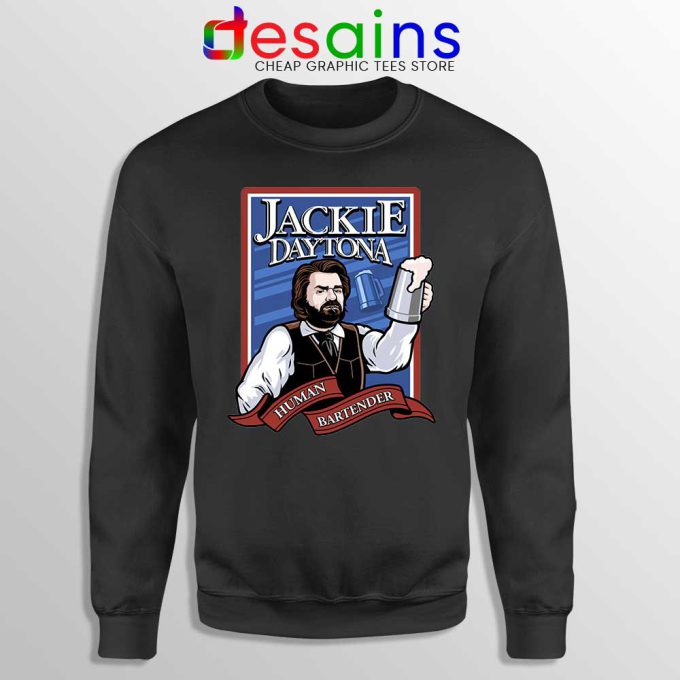 Jackie Daytona Black Sweatshirt What We Do in the Shadows