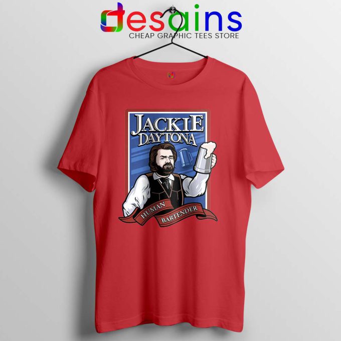 Jackie Daytona Red Tshirt What We Do in the Shadows Tee Shirts