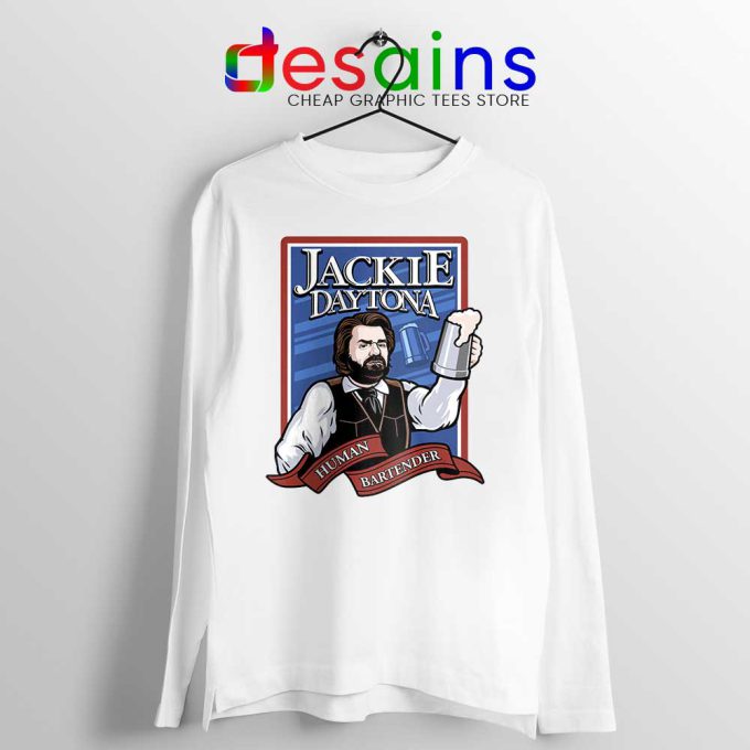 Jackie Daytona White Long Sleeve Tee What We Do in the Shadows
