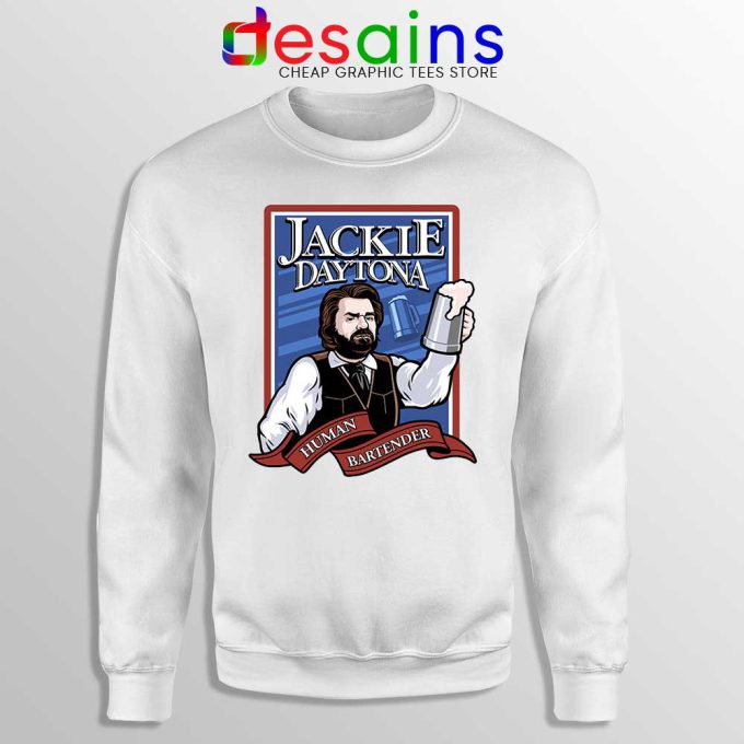 Jackie Daytona White Sweatshirt What We Do in the Shadows