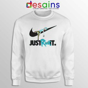 Just Rick It Morty Sweatshirt Just Do it Nike Meme Sweaters