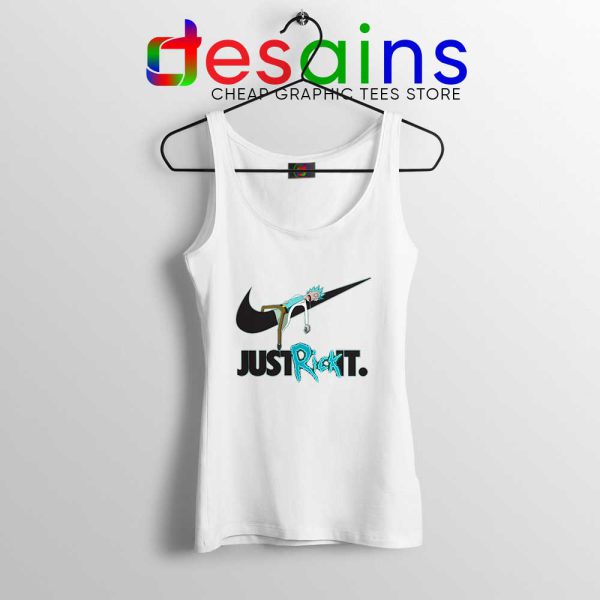 Just Rick It Morty Tank Top Just Do it Nike Meme Tops