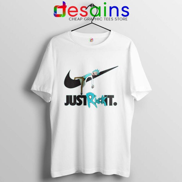 Just Rick It Morty Tshirt Just Do it Nike Meme Tee Shirts