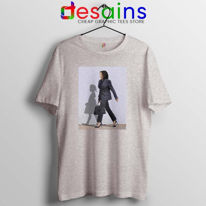 Kamala Harris and Shadow Sport Grey Tshirt Biden Harris 2020 Tee Shirts