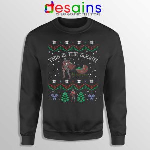 Mando Ugly Christmas Sweatshirt This Is The Sleigh Sweaters