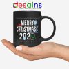 Merry Christmask Mug Quarantine Ugly Christmas Coffee Mugs