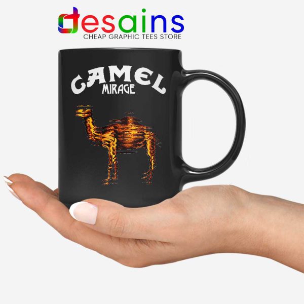 Mirage Camel Album Black Mug English Rock Band Merch Coffee Mugs