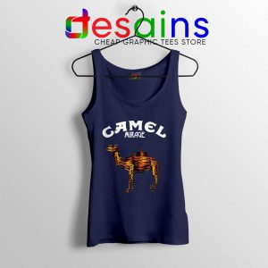 Mirage Camel Album Navy Tank Top English Rock Band Merch Tops