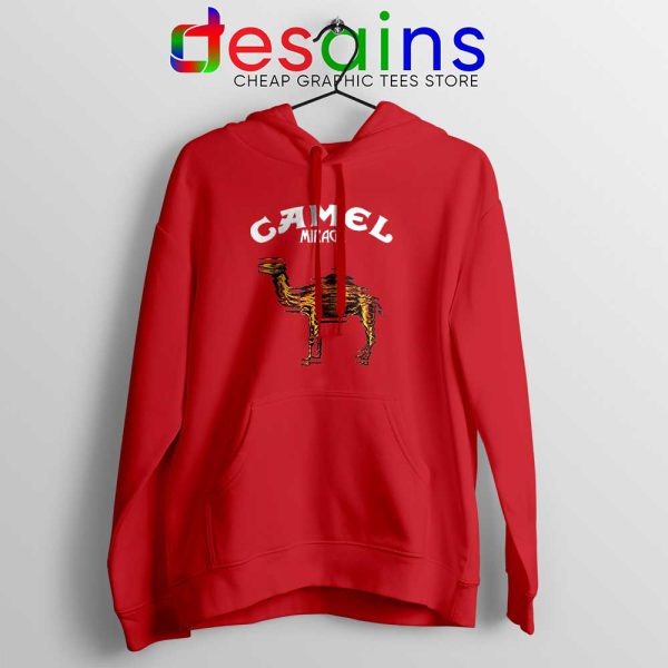 Mirage Camel Album Red Hoodie English Rock Band Merch Jacket