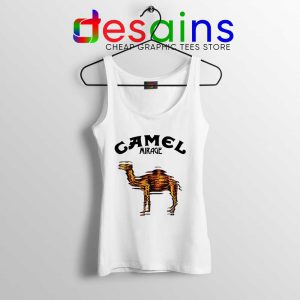 Mirage Camel Album White Tank Top English Rock Band Merch Tops