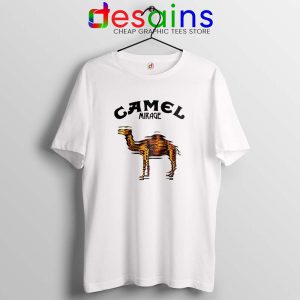 Mirage Camel Album White Tshirt English Rock Band Merch Tee Shirts