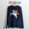 Sloth Unicorn Long Sleeve Tee Magic Time T-shirts