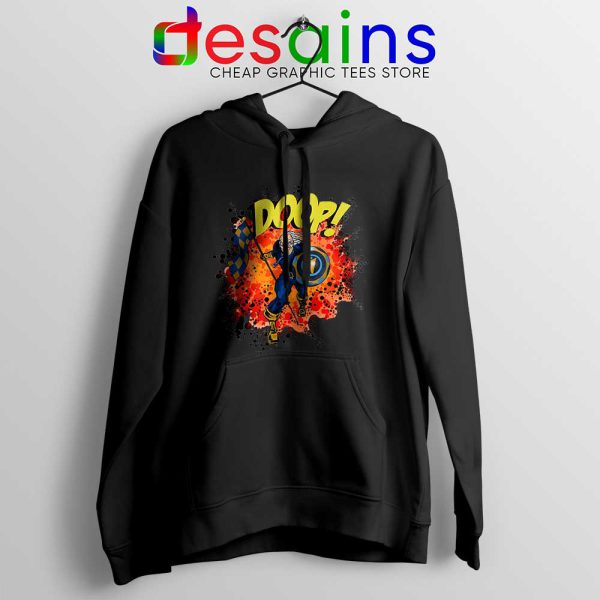 Super Ben Black Hoodie Superhero Benjamin Franklin Jacket