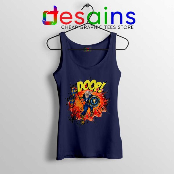 Super Ben Navy Tank Top Superhero Benjamin Franklin Tops